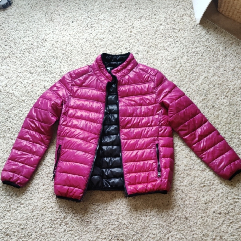 Vibrant Fuchsia Puffer Jacket
